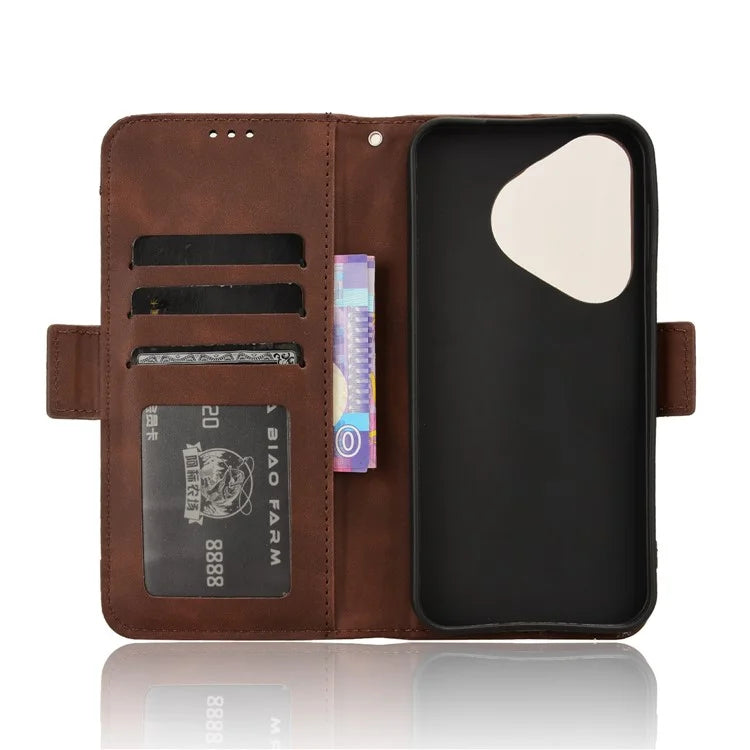 For Huawei Pura 70 Leather Case Multiple Card Slots Mobile Phone Cover Wholesale
