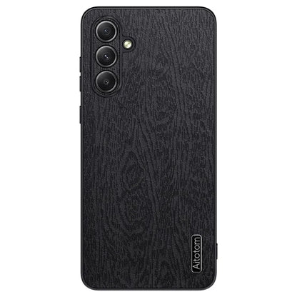 Wholesale Phone Cases for Samsung Galaxy M55 5G / C55 5G / F55 5G Wood Texture PU Leather+PC+TPU Phone Cover