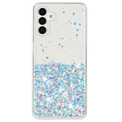 For Samsung Galaxy S24+ Case Luminous Sequins Anti-fall TPU Mobile Phone Cover