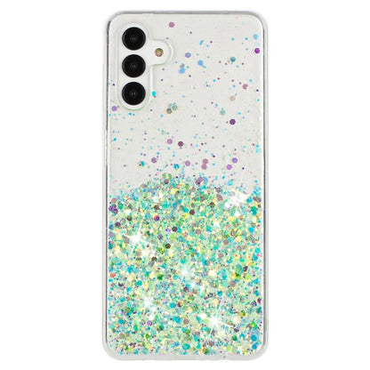 For Samsung Galaxy S24+ Case Luminous Sequins Anti-fall TPU Mobile Phone Cover