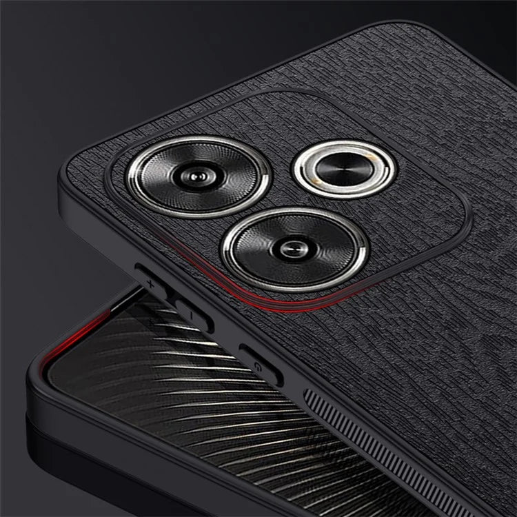 For Xiaomi Redmi Turbo 3 5G / Poco F6 5G Slim-Fit Phone Case PU Leather+PC+TPU Phone Cover