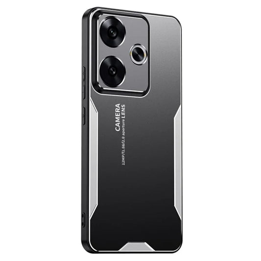 For Xiaomi Redmi Turbo 3 5G / Poco F6 5G Case Aluminum Alloy+PC+TPU Shock Absorption Phone Cover