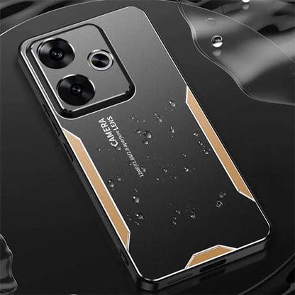 For Xiaomi Redmi Turbo 3 5G / Poco F6 5G Case Aluminum Alloy+PC+TPU Shock Absorption Phone Cover