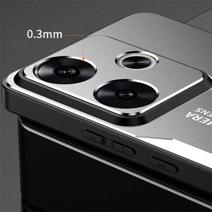 For Xiaomi Redmi Turbo 3 5G / Poco F6 5G Case Aluminum Alloy+PC+TPU Shock Absorption Phone Cover