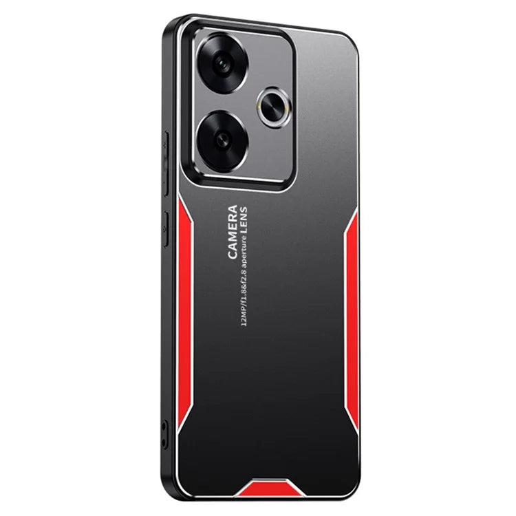 For Xiaomi Redmi Turbo 3 5G / Poco F6 5G Case Aluminum Alloy+PC+TPU Shock Absorption Phone Cover