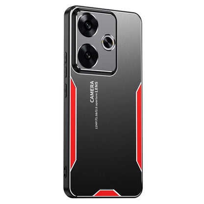 For Xiaomi Redmi Turbo 3 5G / Poco F6 5G Case Aluminum Alloy+PC+TPU Shock Absorption Phone Cover