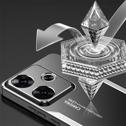 For Xiaomi Redmi Turbo 3 5G / Poco F6 5G Case Aluminum Alloy+PC+TPU Shock Absorption Phone Cover