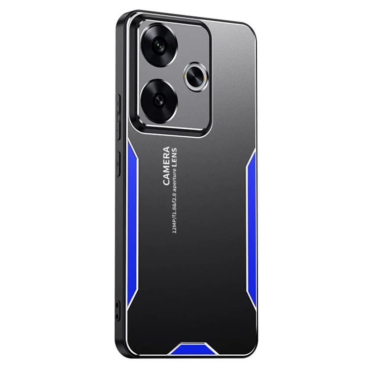 For Xiaomi Redmi Turbo 3 5G / Poco F6 5G Case Aluminum Alloy+PC+TPU Shock Absorption Phone Cover