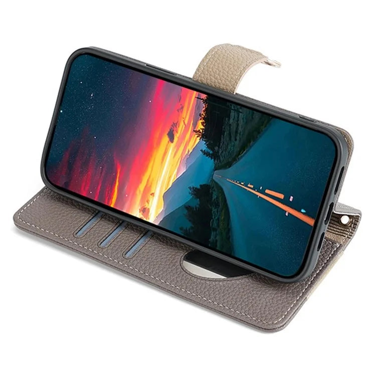 For Xiaomi Civi 4 Pro 5G / 14 Civi 5G Leather Case Zipper Wallet Stand Phone Cover with Mirror Function
