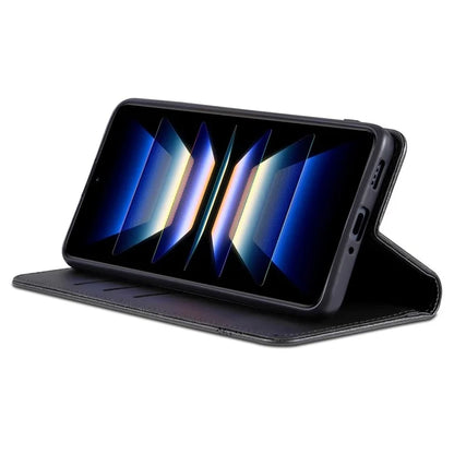 AZNS For Xiaomi Redmi Note 13 Pro 4G / Poco M6 Pro 4G Magnetic Case PU Leather Stand Phone Cover