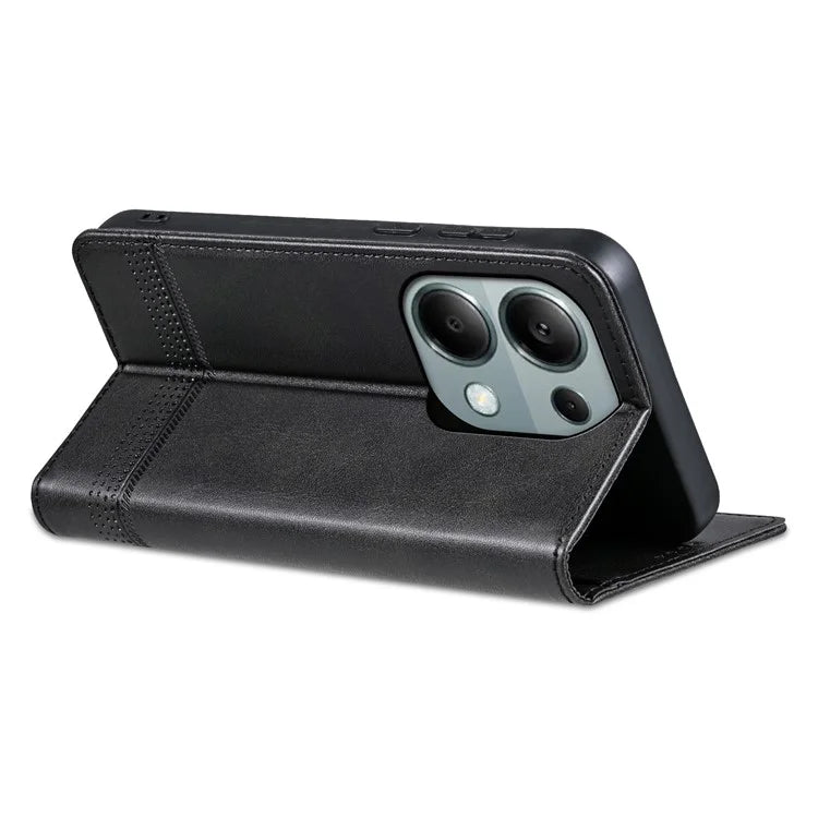 AZNS For Xiaomi Redmi Note 13 Pro 4G / Poco M6 Pro 4G Magnetic Case PU Leather Stand Phone Cover