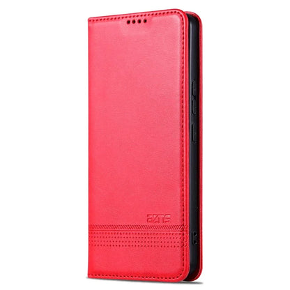 AZNS For Xiaomi Redmi Note 13 Pro 4G / Poco M6 Pro 4G Magnetic Case PU Leather Stand Phone Cover