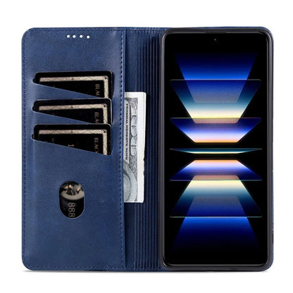 AZNS For Xiaomi Redmi Note 13 Pro 4G / Poco M6 Pro 4G Magnetic Case PU Leather Stand Phone Cover