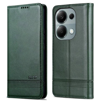 AZNS For Xiaomi Redmi Note 13 Pro 4G / Poco M6 Pro 4G Magnetic Case PU Leather Stand Phone Cover