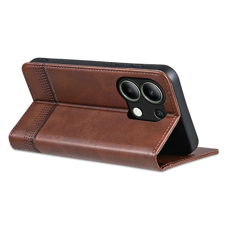 AZNS For Xiaomi Redmi Note 13 4G Wallet Case Leather Phone Cover Wholesale Supplier
