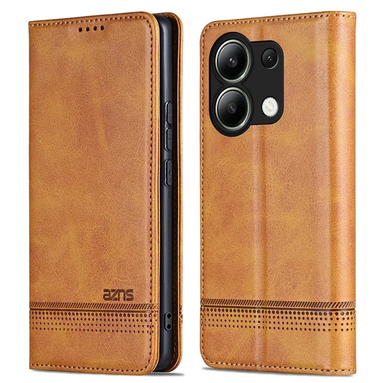 AZNS For Xiaomi Redmi Note 13 4G Wallet Case Leather Phone Cover Wholesale Supplier