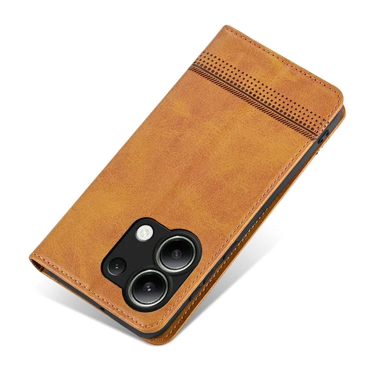 AZNS For Xiaomi Redmi Note 13 4G Wallet Case Leather Phone Cover Wholesale Supplier