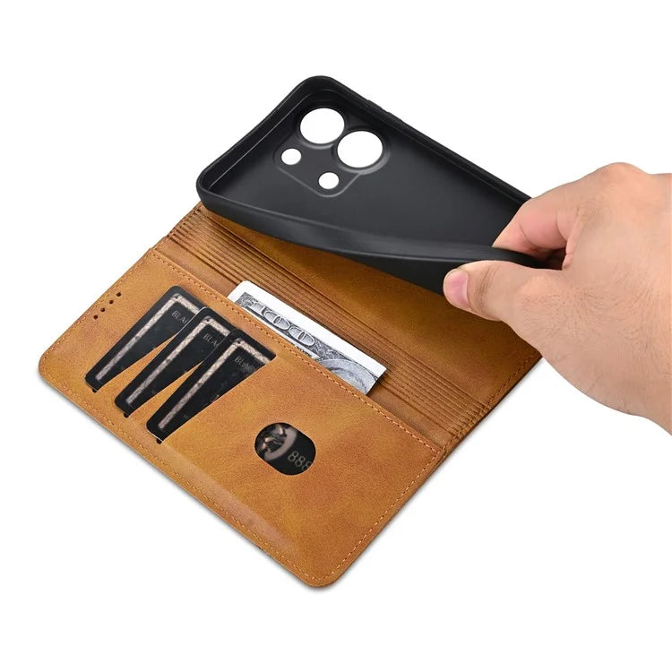 AZNS For Xiaomi Redmi Note 13 4G Wallet Case Leather Phone Cover Wholesale Supplier