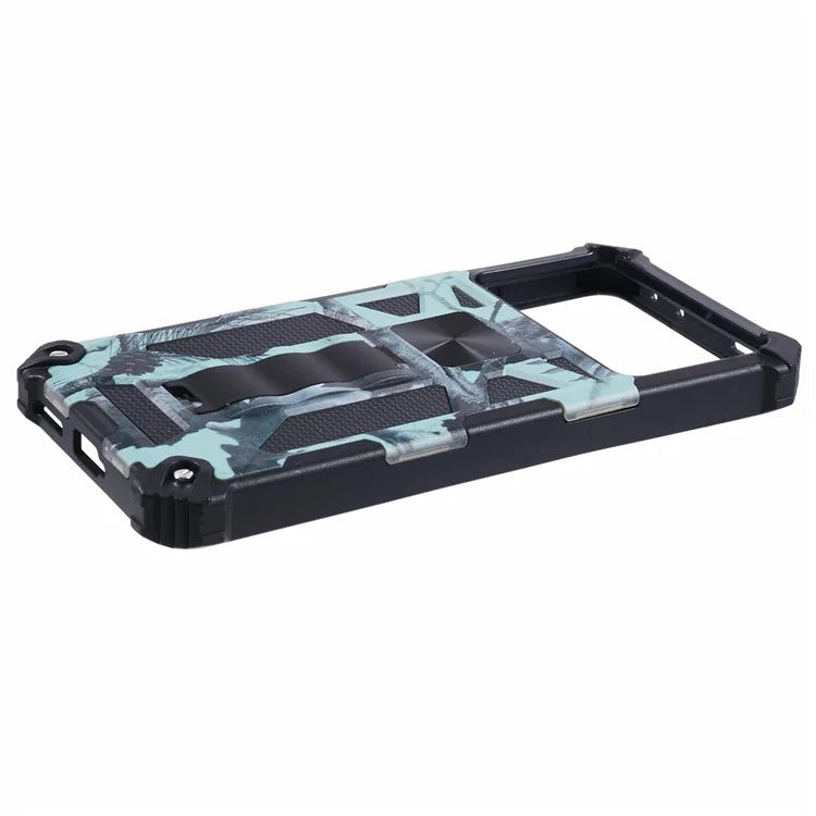 For Xiaomi Poco X6 Pro 5G / Redmi K70E 5G Camouflage Cell Phone Case Kickstand Back Cover