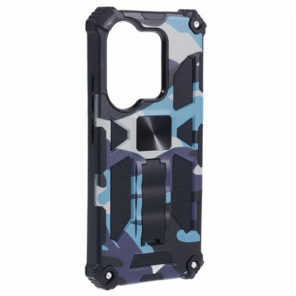 For Xiaomi Redmi Note 13 Pro 4G / Poco M6 Pro 4G Cover Camouflage Cell Phone Protective Shell Kickstand Phone Case