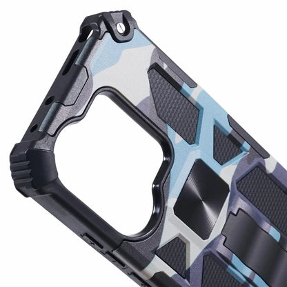For Xiaomi Redmi Note 13 Pro 4G / Poco M6 Pro 4G Cover Camouflage Cell Phone Protective Shell Kickstand Phone Case