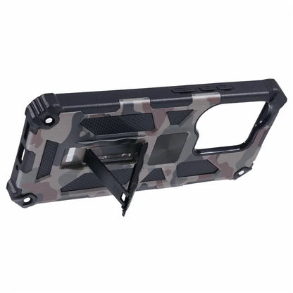 For Xiaomi Redmi Note 13 Pro 4G/Poco M6 Pro 4G Cover Camouflage Cell Phone Protective Shell Kickstand Phone Case