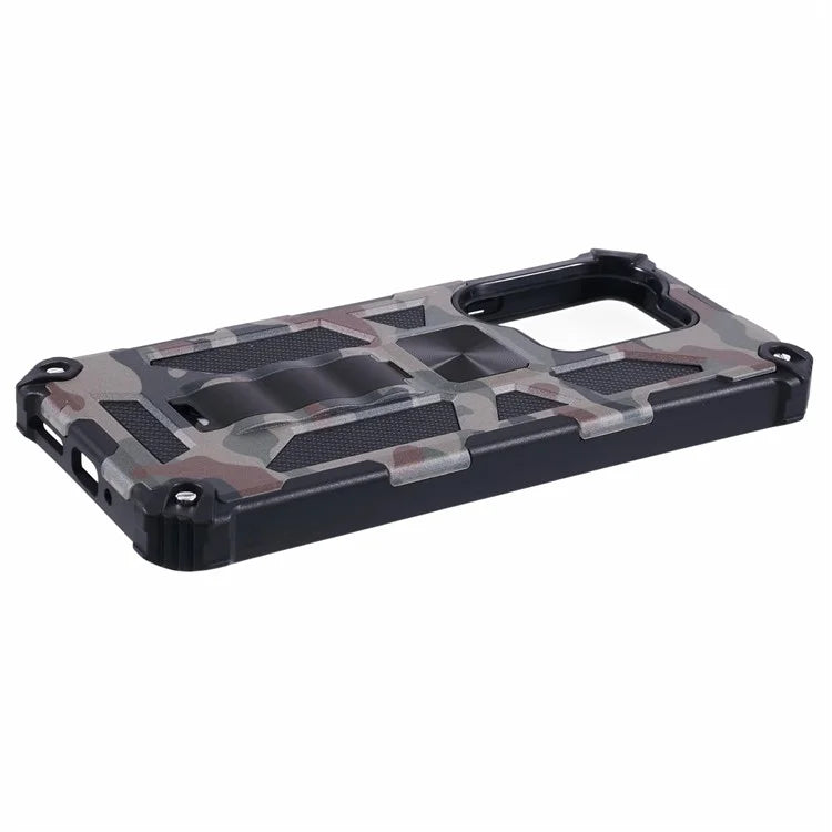 For Xiaomi Redmi Note 13 Pro 4G/Poco M6 Pro 4G Cover Camouflage Cell Phone Protective Shell Kickstand Phone Case
