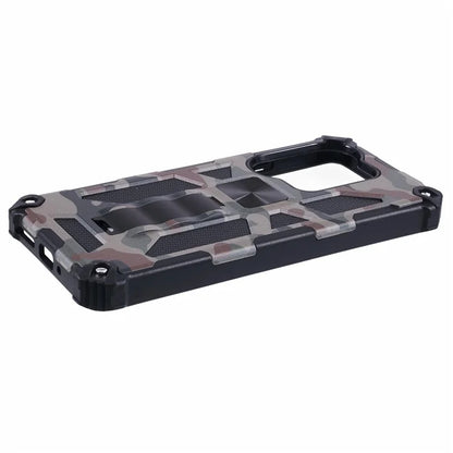 For Xiaomi Redmi Note 13 Pro 4G/Poco M6 Pro 4G Cover Camouflage Cell Phone Protective Shell Kickstand Phone Case