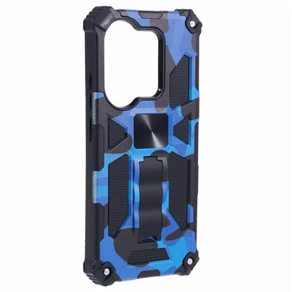 For Xiaomi Redmi Note 13 Pro 4G/Poco M6 Pro 4G Cover Camouflage Cell Phone Protective Shell Kickstand Phone Case