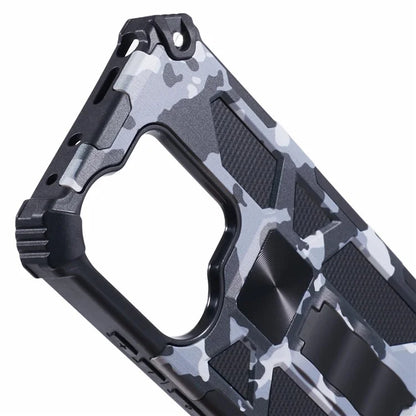 For Xiaomi Redmi Note 13 Pro 4G/Poco M6 Pro 4G Cover Camouflage Cell Phone Protective Shell Kickstand Phone Case