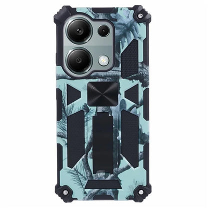 For Xiaomi Redmi Note 13 Pro 4G/Poco M6 Pro 4G Cover Camouflage Cell Phone Protective Shell Kickstand Phone Case
