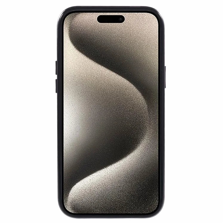 For iPhone 15 Case TPU+PC Hybrid Phone Cover with Electroplating Frame