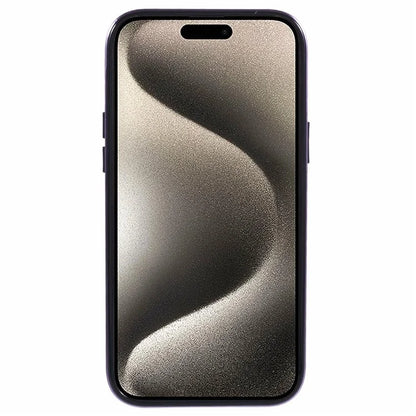 For iPhone 15 Case TPU+PC Hybrid Phone Cover with Electroplating Frame