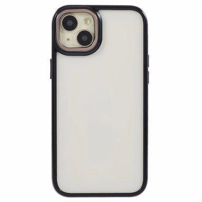 For iPhone 14 Plus Case Electroplating Frame TPU+PC Protective Phone Cover
