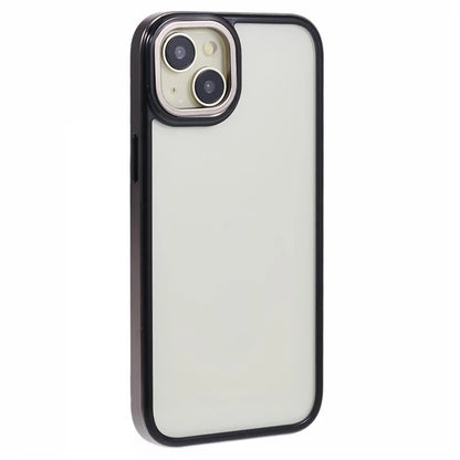 For iPhone 14 Plus Case Electroplating Frame TPU+PC Protective Phone Cover