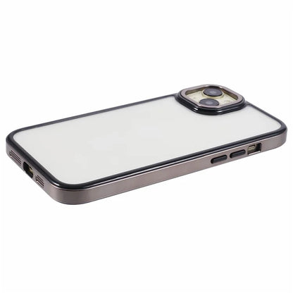 For iPhone 14 Plus Case Electroplating Frame TPU+PC Protective Phone Cover