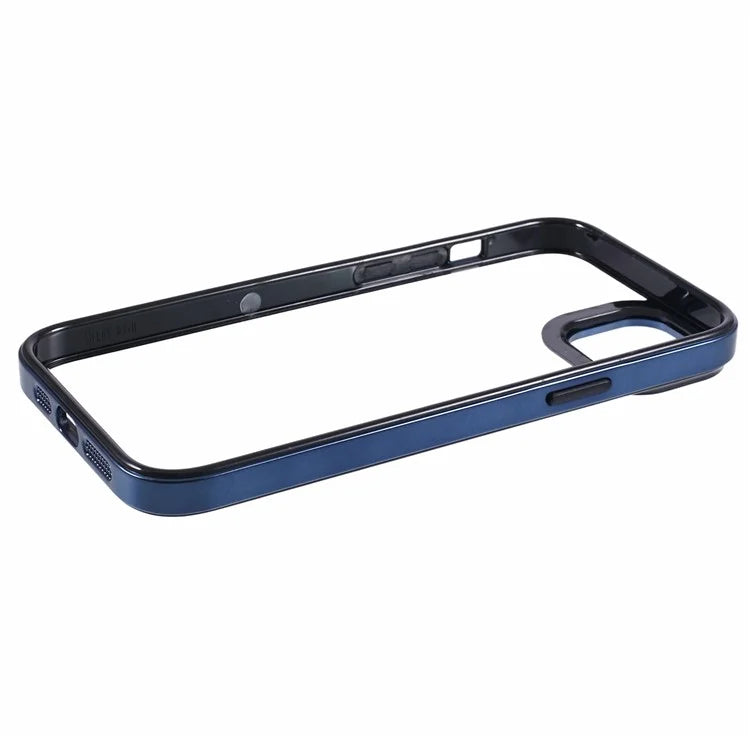 For iPhone 14 Plus Case Electroplating Frame TPU+PC Protective Phone Cover