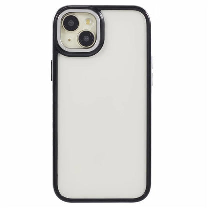For iPhone 14 Plus Case Electroplating Frame TPU+PC Protective Phone Cover