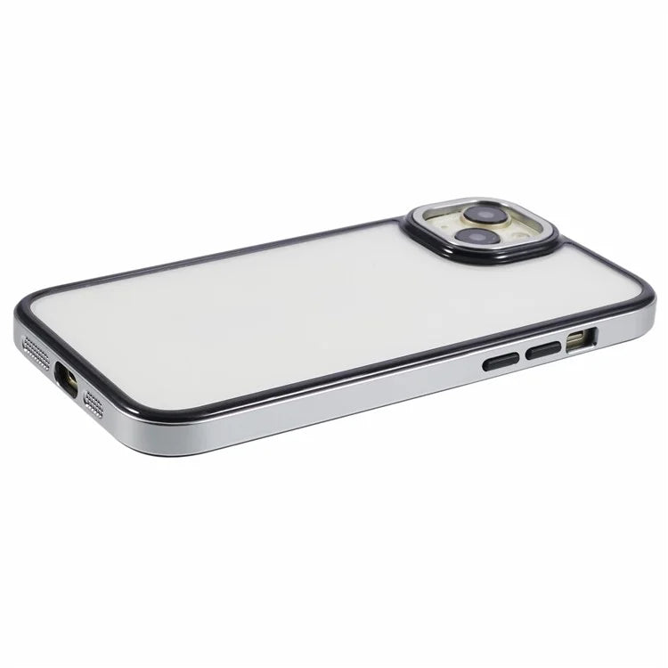 For iPhone 14 Plus Case Electroplating Frame TPU+PC Protective Phone Cover