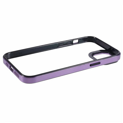 For iPhone 14 Plus Case Electroplating Frame TPU+PC Protective Phone Cover