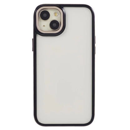For iPhone 14 Plus Case Electroplating Frame TPU+PC Protective Phone Cover