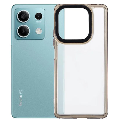 For Xiaomi Redmi Note 13 5G / Redmi Note 13 Pro 5G / Poco X6 5G Cell Phone Case High Clarify PC+TPU Cover Black