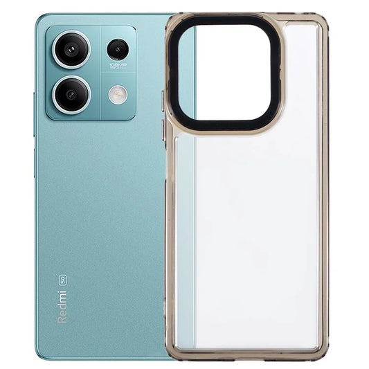 For Xiaomi Redmi Note 13 5G / Redmi Note 13 Pro 5G / Poco X6 5G Cell Phone Case High Clarify PC+TPU Cover Black