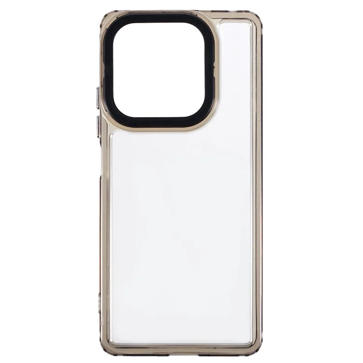 For Xiaomi Redmi Note 13 5G / Redmi Note 13 Pro 5G / Poco X6 5G Cell Phone Case High Clarify PC+TPU Cover Black