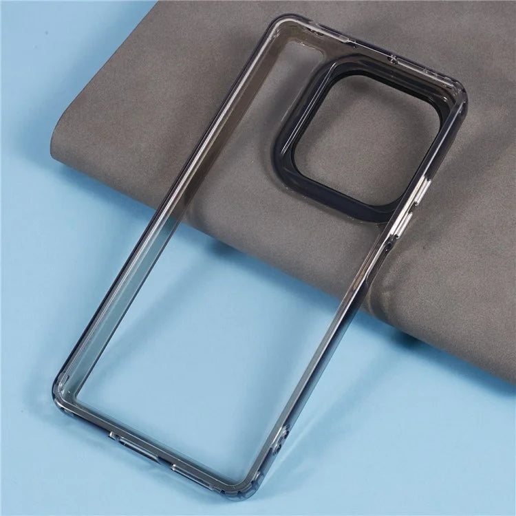 For Xiaomi Redmi Note 13 4G Case High Clarify PC+TPU Anti-Scratch Phone Cover Black