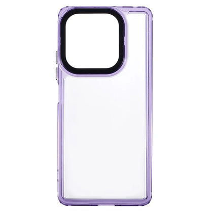 For Xiaomi Redmi Note 13 4G Case High Clarify PC+TPU Anti-Scratch Phone Cover Purple