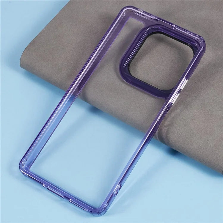 For Xiaomi Redmi Note 13 4G Case High Clarify PC+TPU Anti-Scratch Phone Cover Purple