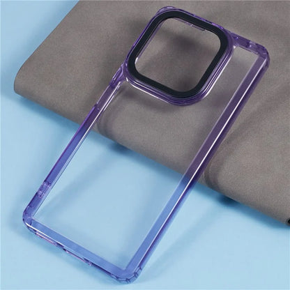 For Xiaomi Redmi Note 13 Pro 4G / Poco M6 Pro 4G Clear Case PC+TPU Hybrid Phone Cover Purple