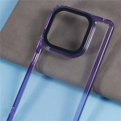 For Xiaomi Redmi Note 13 Pro 4G / Poco M6 Pro 4G Clear Case PC+TPU Hybrid Phone Cover Purple