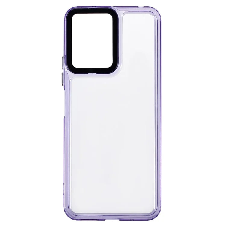 For Xiaomi 12 5G / 12X 5G / 12S 5G Clear Case PC+TPU Anti-drop Phone Cover Purple